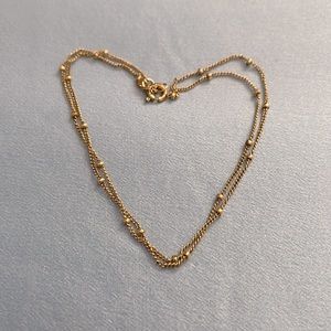 Made By Mary Gold Bead Choker Necklace